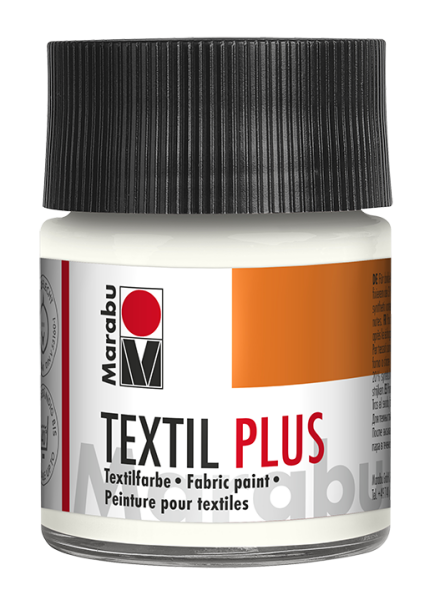 Barva na textil Marabu Textil Plus 50 ml - bílá 070