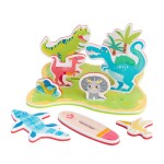 Tiger Tribe Dětské 3D puzzle do vany - Země dinosaurů