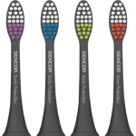 SENCOR SOX 002 Náhradní hlavice pro kartáček černá (4ks) / pro SENCOR Sonic Protection SOC 1x/2x/3x (8590669243020)