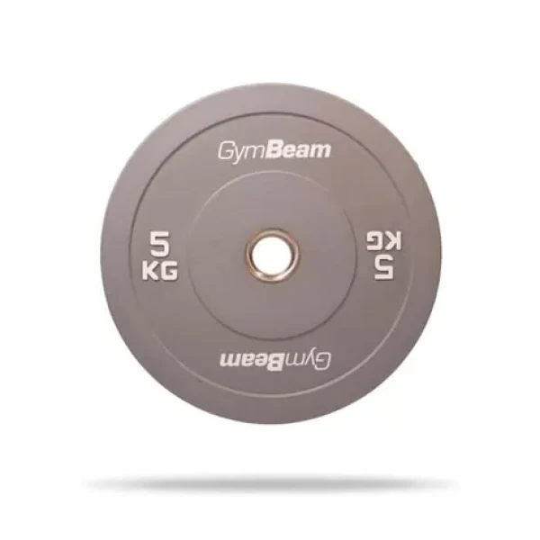 Gumový kotouč Bumper 51 mm - GymBeam (bílá) (105655-1-5kg)