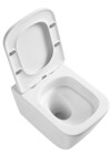 Kielle - Arkas I Závěsné WC se sedátkem Softclose, Vortex Rimless +, bílá 30111010-SET1