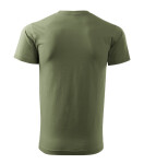 Basic tričko pánské khaki 4XL