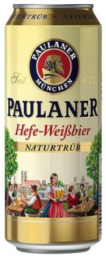 Paulaner Hefe-Weissbier Naturtrub 5,5% 0,5 l (plech)