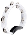 Meinl HTWH Headliner Hand Held ABS Tambourine - White