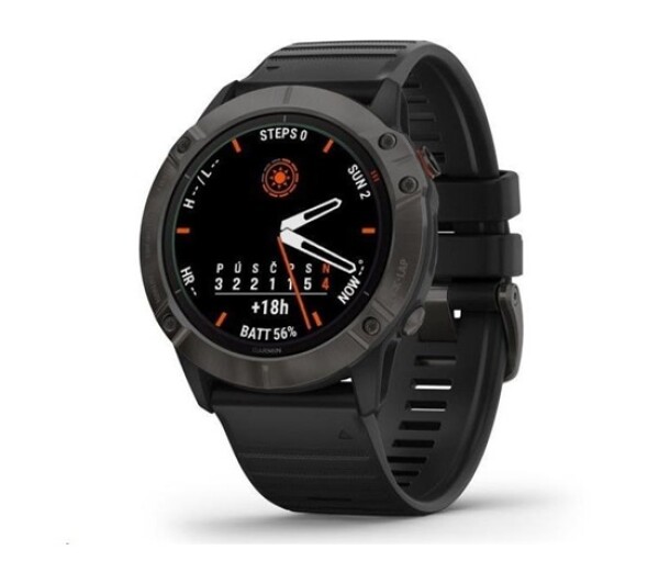 Garmin Fenix 7X PRO Sapphire Solar Carbon Gray DLC Titanium / Black Band, EU EDF_2393790