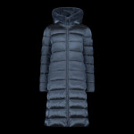 Dámská zimní bunda s kapucí CMP zateplený kabát dlouhý tmavě modrý (34K0046F/L635) 38