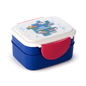 Minecraft Svačinový box s příborem Axolotl (Bento box)