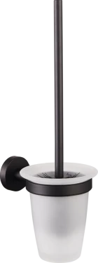 JB Sanitary WC štětka sklo, černá KB15 01