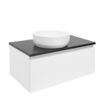 Koupelnová skříňka s krycí deskou SAT B-WAY 79x30x45 cm bílá lesk BWAY80WZ BWAY80WZ
