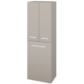 Dřevojas - Vysoká skříň s košem na prádlo DOS SVD3K 50 - N07 Stone / Úchytka T01 / N07 Stone 209780A