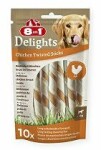 Pochoutka 8in1 Delights Chicken Twisted Sticks 10ks