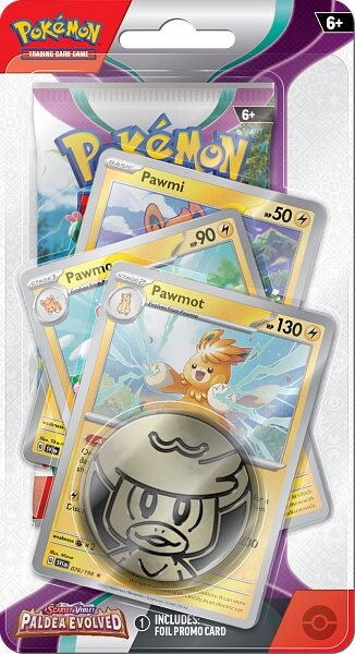 Pokémon TCG: Scarlet &amp; Violet 02 Paldea Evolved - Premium Checklane Blister