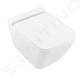 VILLEROY & BOCH - Finion Závěsné WC, DirectFlush, CeramicPlus, Stone White 4664R0RW