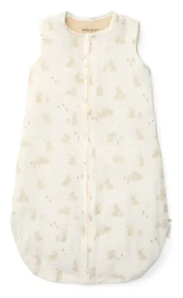 Little Dutch Spací pytel lehký Baby Bunny 70 cm / Spací pytel / TOG 0,5 / organická bavlna / 60–76 cm (TE12395033LD)