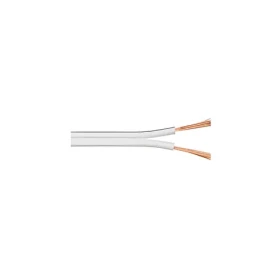 MicroConnect Reproduktorový kabel bílá / 2 x 1,5 mm2 / 25 m (AUDSPEAKER4)