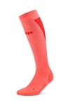 CEP pánské běžecké kompresní podkolenky ULTRALIGHT 4.0 - neon coral / red Velikost: IV (39-44 cm obvod lýtka)