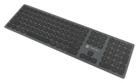 Natec Dolphin šedá / Klávesnice / Bezdrátová / Bluetooth + 2,4 GHz / CZ/SK layout / Nůžková (NKL-1977)