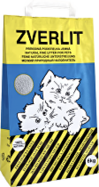 ZVERLIT modrý jemná Podestýlka kočka 6kg