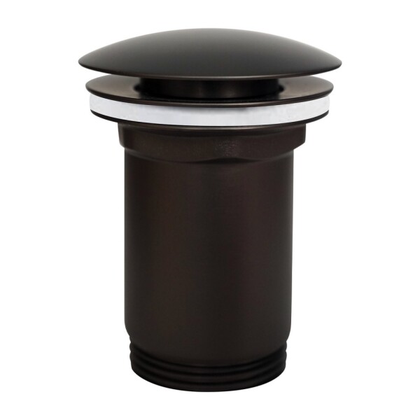 OMNIRES - Zátka klik-klak pro umyvadlo s přepadem i bez přepadu grafit /GR/ A706GR