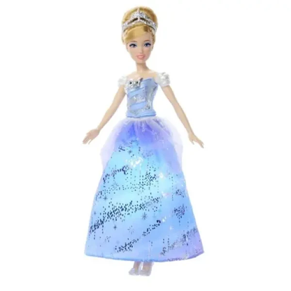 Mattel Disney Princess panenka Popelka se světly a zvuky