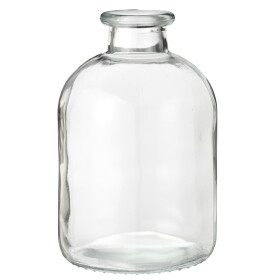 Ib Laursen Skleněná vázička Anna Clear 17 cm, čirá barva