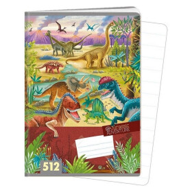 Sešit A5, 10 listů, typ 512 Jurassic Adventure