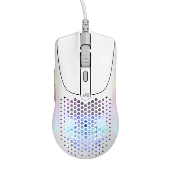 Glorious Model O 2 Mini bílá / herní myš / 26000 DPI / 6 programovatelných tlačítek / RGB (GLO-MS-OMV2-MW)