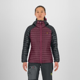 KARPOS Alagna Down W Jacket, Crimson/Woodl.Gray velikost: M