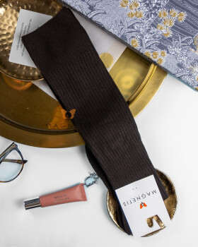 Podkolenky Magnetis YN5040 Viskóza černá univerzální