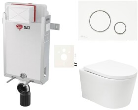 Závěsný WC set k zazdění SAT BREVIS SIKOSZBRTOR70 SIKOSZBRTOR70