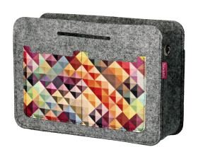 Bertoni Organizér do plstěné tašky Jazz Multicolour 26 cm x 18 cm x 8 cm