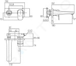 IDEAL STANDARD - Tonic II Umyvadlová baterie pod omítku, chrom A6334AA