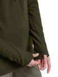 ICEBREAKER Wmns Merino 400 RealFleece Grid LS Half Zip, Dark Loden (vzorek) velikost: S