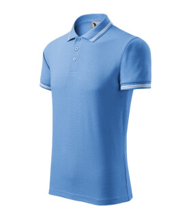 Urban polokošile pánská nebesky modrá 3XL
