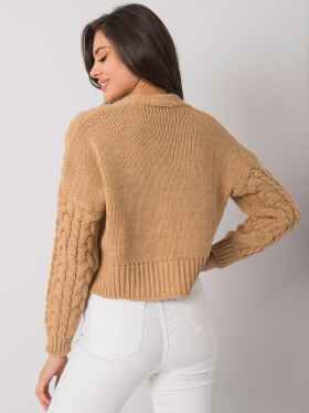Dámský svetr D90031J90792A1 velbloudí barva S/M