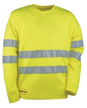 Reflexní pracovní mikina COFRA NEW FLASH Barva: Reflexní žlutá, Velikost: S (V110_0_00_S)