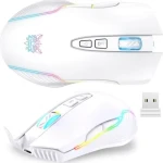 ONIKUMA CW905 bílá / Bezdrátová herní myš / USB / 7 tlačítek / RGB / 3600 DPI (CW905W Wireless)
