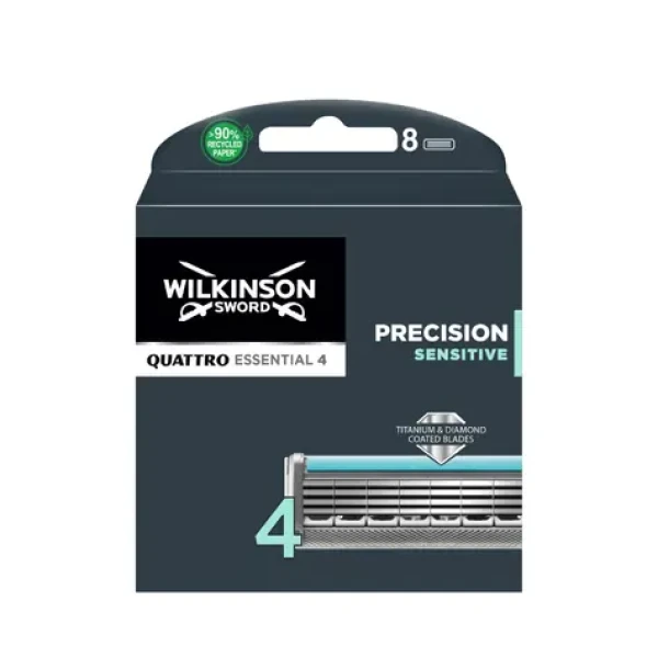 Wilkinson Quattro Essential Precision Sensitive náhradní hlavice 8 ks (WPS043)