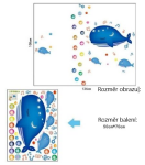 Samolepka Spící velryba
