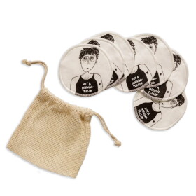 Helen b Látkové odličovací tamponky Not a Morning Person – 7 ks, přírodní barva, textil
