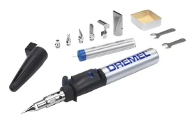 Dremel Versatip 2000-7 stříbrno-černá / Plynová páječka / 7 hrotů / 550-1200 °C / piezo zapalování (F0132000KF)