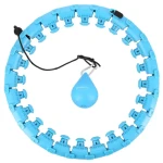 HMS HHW01 Masážní hula hoop se závažím modrá (5907695511925)