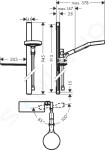 HANSGROHE - Rainfinity Sada sprchové hlavice 130, 3jet, tyče 900 mm a hadice, chrom 27671000