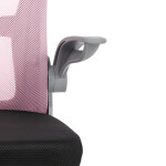 Dětská židle, výškově nastavitelná, růžová síťovina, KA-K2008 PINK