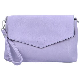 Stylová dámská koženková crossbody kabelka Loren, fialová