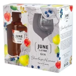 Gvine June Gin Peach 37,5% 0,7 l (dárkové balení 1 sklenička) (3700209653010)