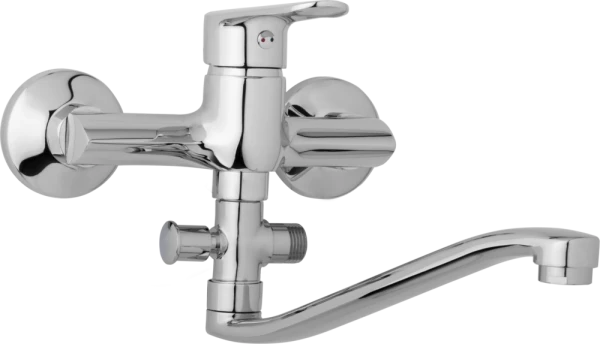 JB Sanitary Nástěnná umyvadlová a sprchová baterie FINERY, rozteč 150 mm, bez příslušenství, ramínko 300 mm F10 36 40