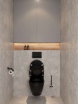 Kielle - Gaia Závěsné WC se sedátkem SoftClose, Rimless, matná černá 30115042