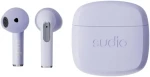 Sudio N2 fialová / bezdrátová sluchátka / mikrofon / IPX4 / Bluetooth 5.3 (7350071384565)