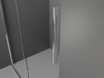 MEXEN/S - Velar sprchový kout 130 x 100, transparent, chrom 871-130-100-01-01